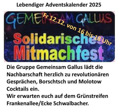 Lebendiger Adventskalender