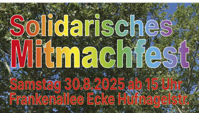 Stadtteilfest "Gemeinsam Gallus" - Solidarisches Mitmachfest 2025